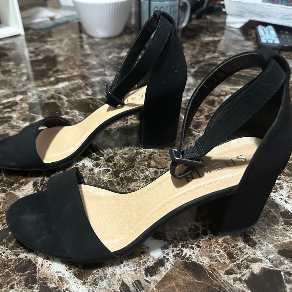Black Mini Heels